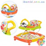 Ходунки M 2446 котенок,2в1(каталка)